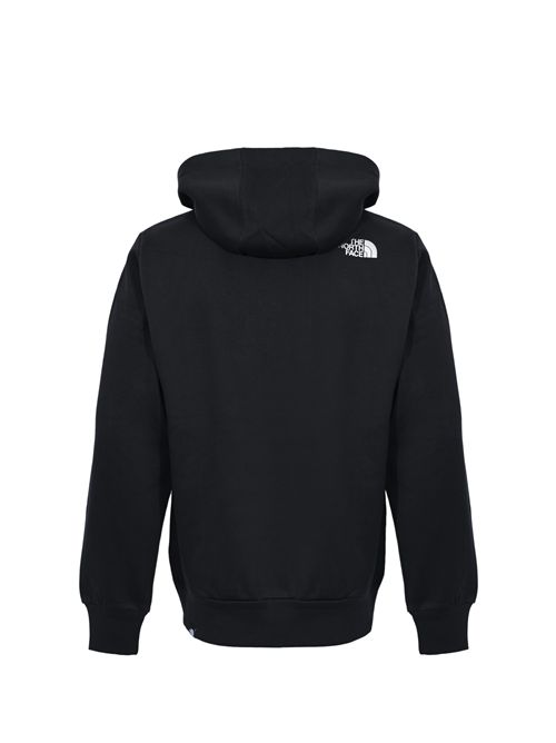 Felpa Fine con cappuccio in cotone nero The North Face | NF0A89EUJK31